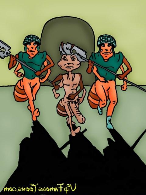 10P Famous cartoon Antz hero Soldier fucks his Queen to all holes