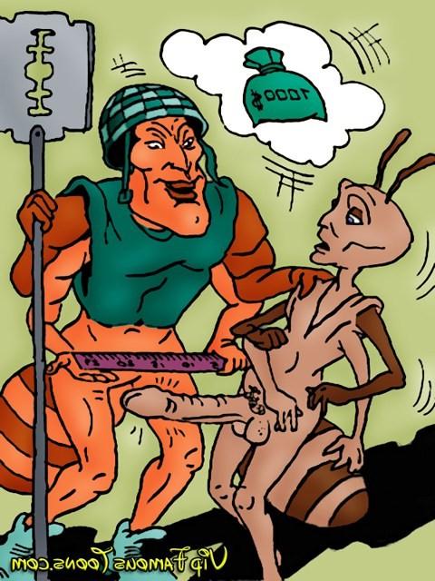 10P Famous cartoon Antz hero Soldier fucks his Queen to all holes