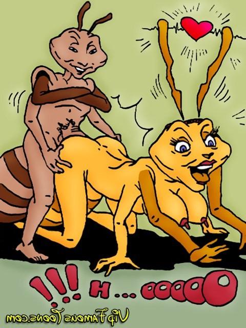 10P Famous cartoon Antz hero Soldier fucks his Queen to all holes