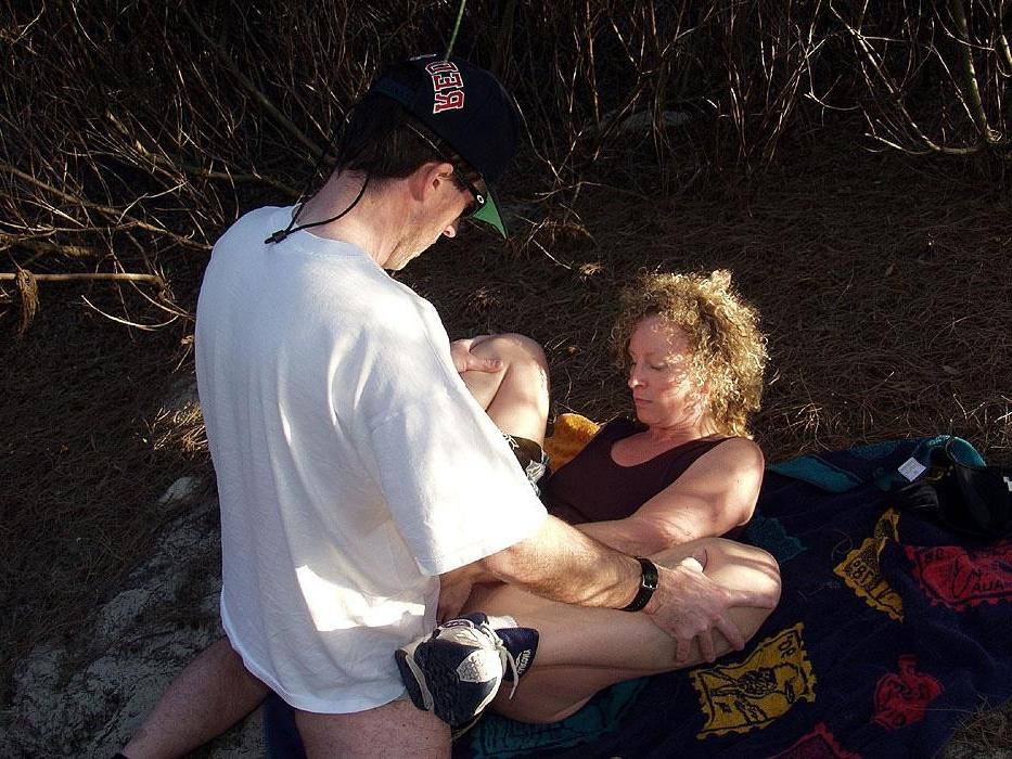 20P Horny amateur cumfilled outdoors in public