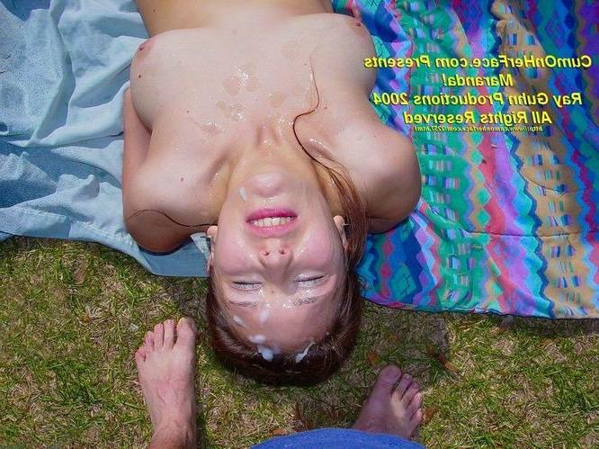 16P Outdoor group sex and messy facial