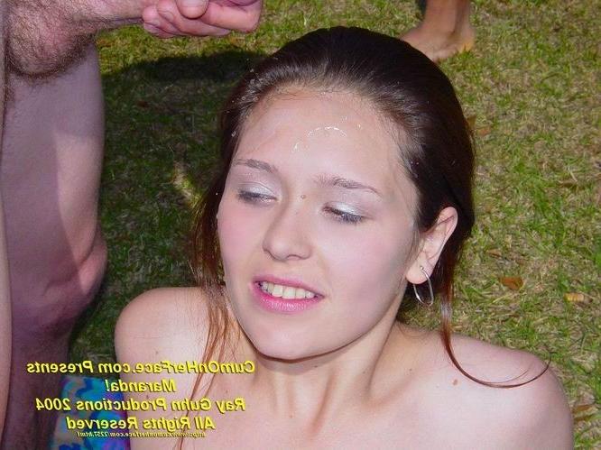 16P Outdoor group sex and messy facial
