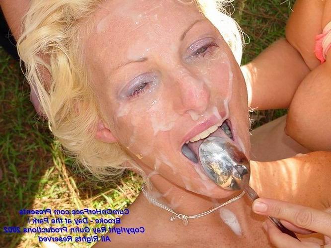 16P Outdoor gangbang and messy facial