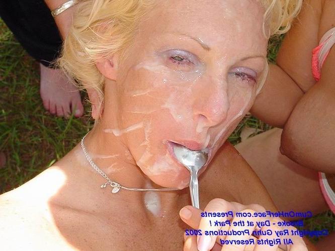 16P Outdoor gangbang and messy facial