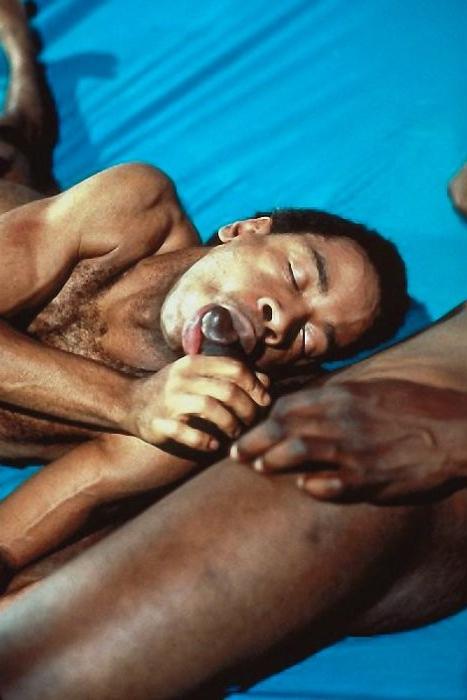 20P Huge crowd of ebony muscle dudes sucking and fucking experience