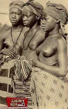 12P Several nude African ladies from the twenties nude