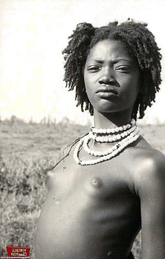 12P Several nude African ladies from the twenties nude