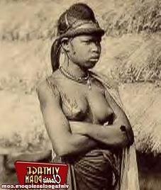 12P Several nude African ladies from the twenties nude