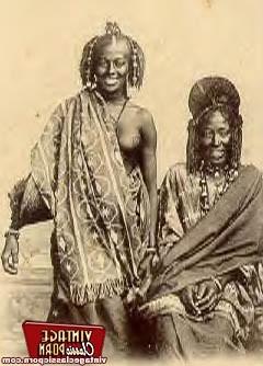 12P Several nude African ladies from the twenties nude