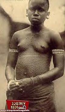 12P Several nude African ladies from the twenties nude