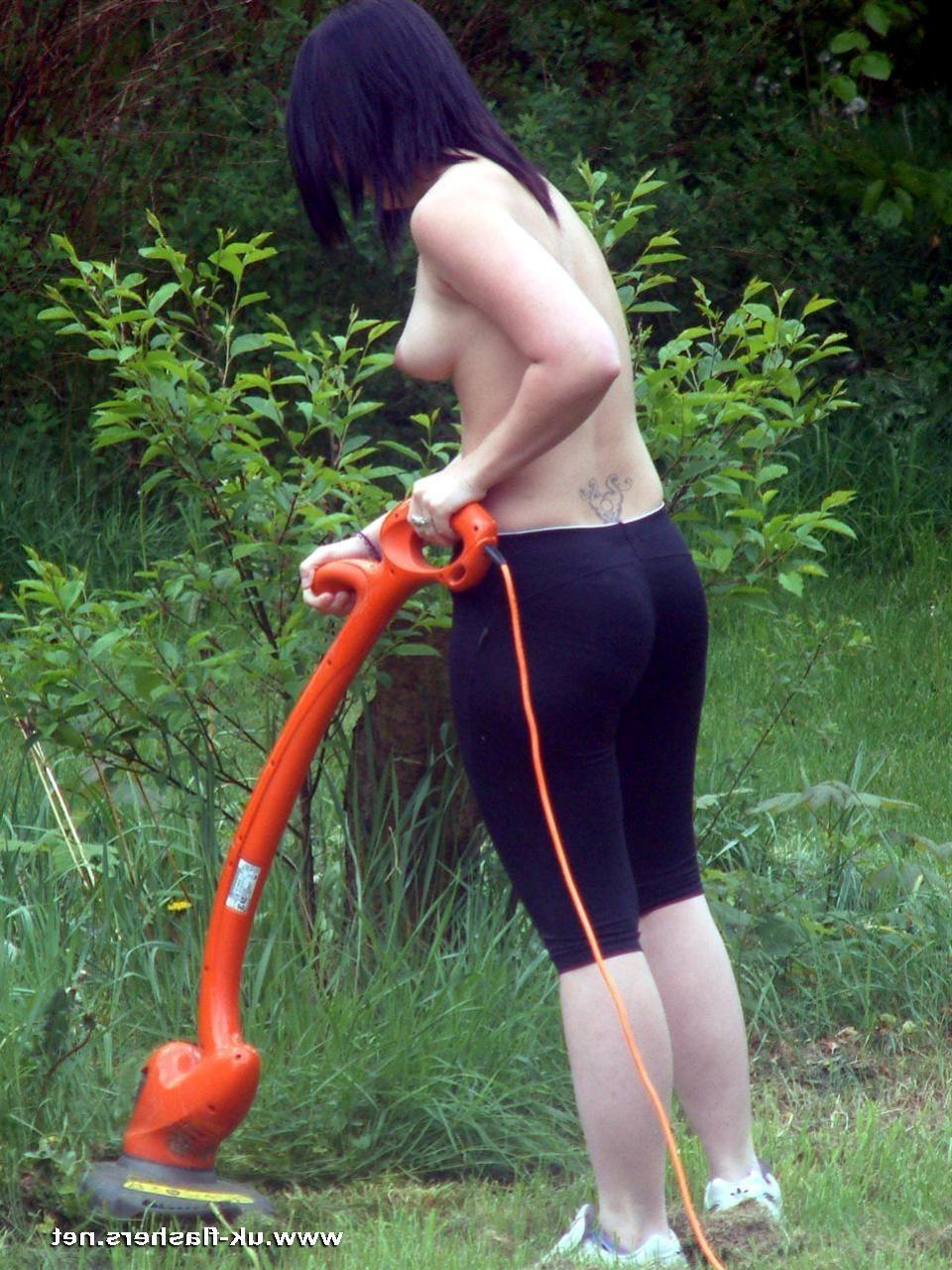 16P Teens naked gardening and skinny outdoor amateur solo babes topless small tits o