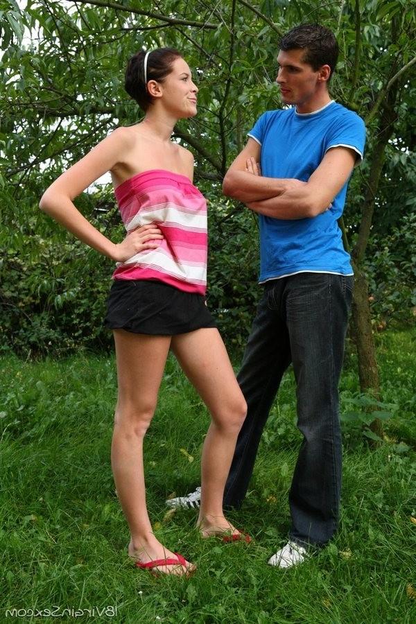 16P Busty russian amateur sucks and fucks outdoors