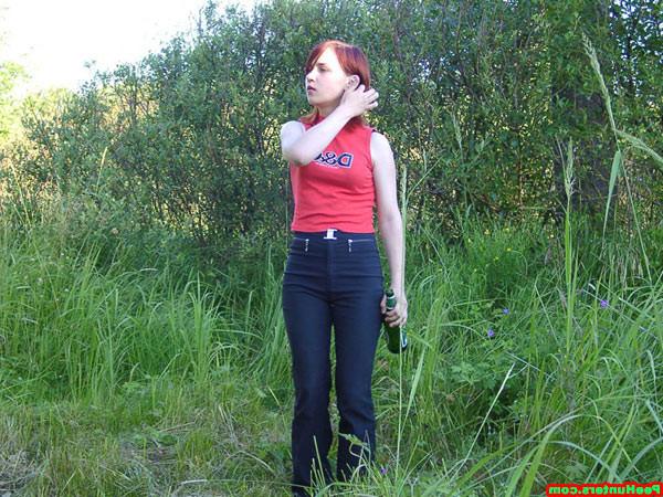 15P Lovely girls caught on spy cam when peeing outdoors