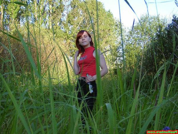 15P Lovely girls caught on spy cam when peeing outdoors