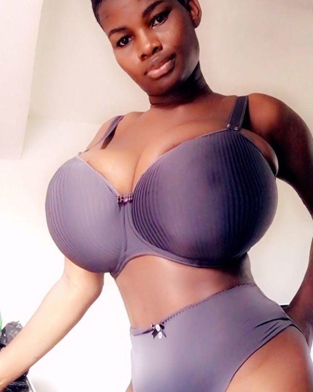 23P African huge tits Pamela
