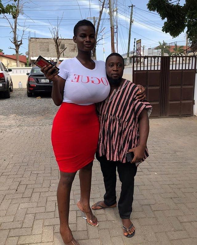 23P African huge tits Pamela