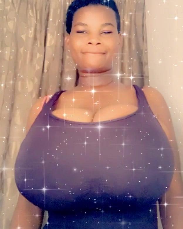 23P African huge tits Pamela