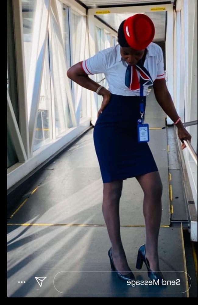 9P Evodie French African air hostess