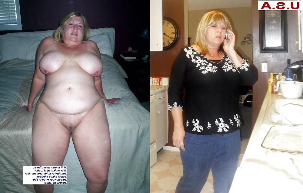 25P Amateur women dressed-undressed