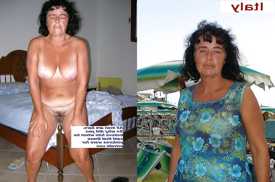 25P Amateur women dressed-undressed