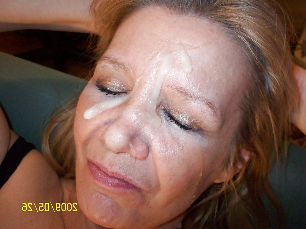 25P Amateur facial mature woman