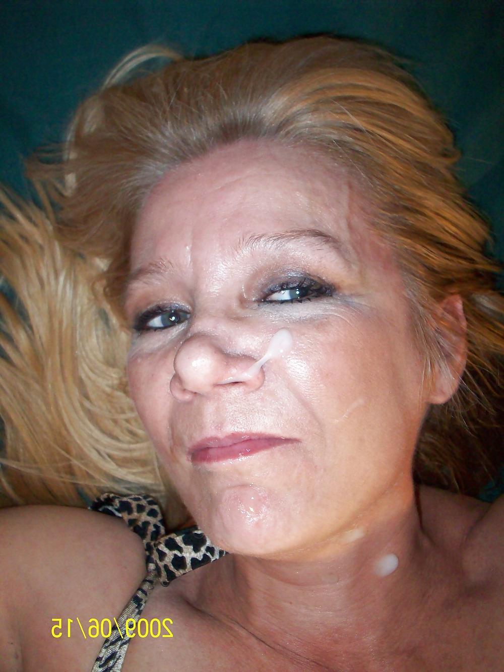 25P Amateur facial mature woman