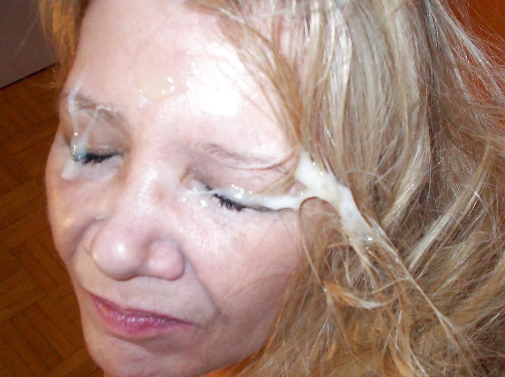 25P Amateur facial mature woman