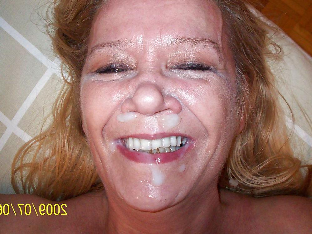 25P Amateur facial mature woman