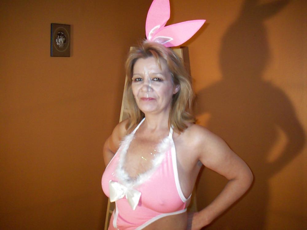 25P Amateur facial mature woman