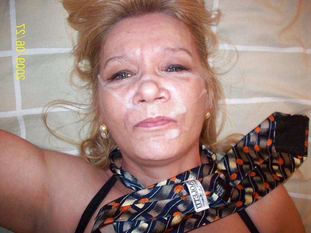 25P Amateur facial mature woman