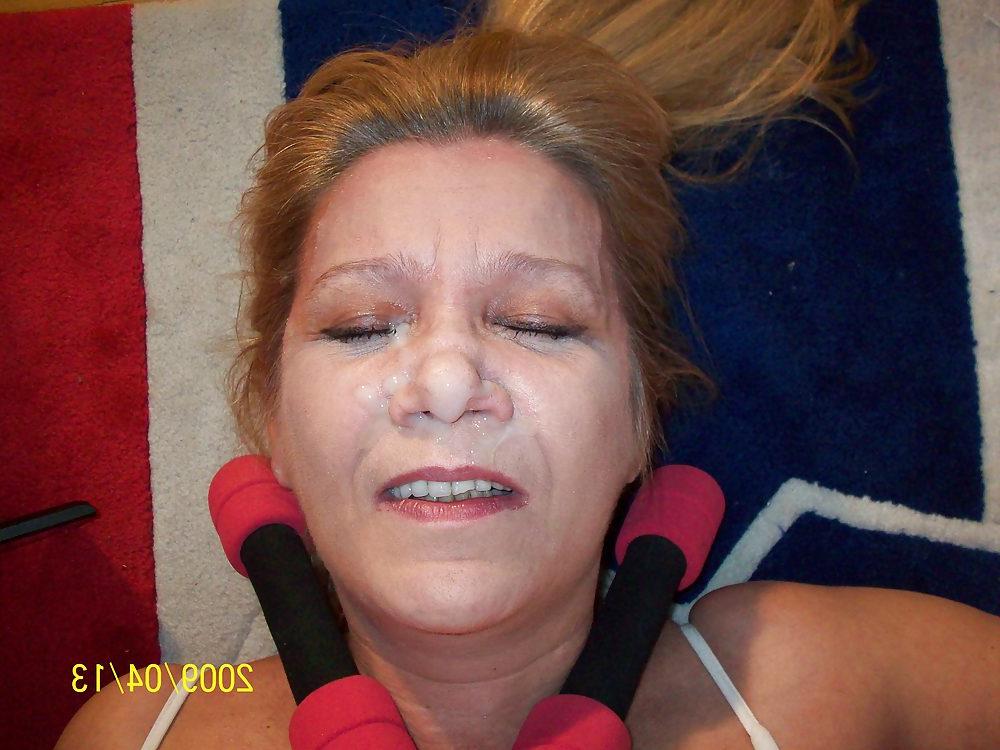 25P Amateur facial mature woman