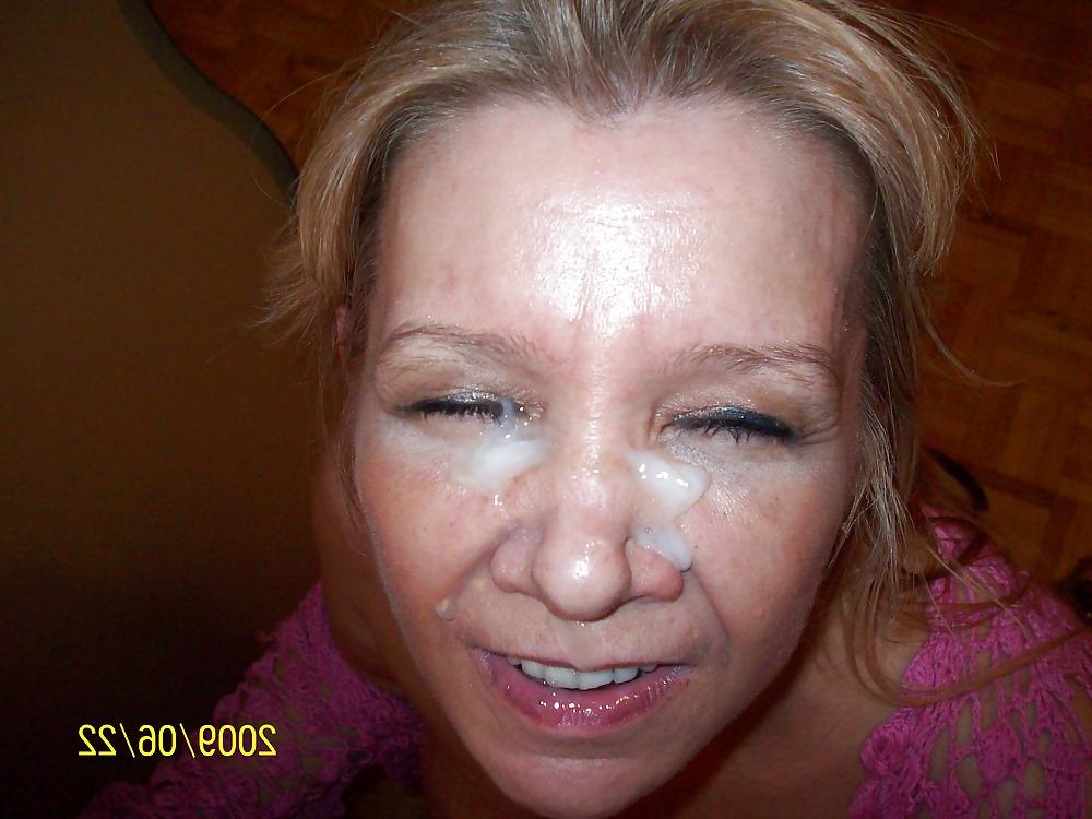 25P Amateur facial mature woman