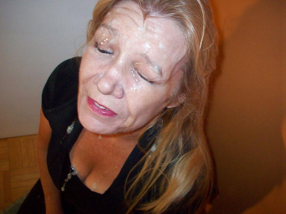 25P Amateur facial mature woman