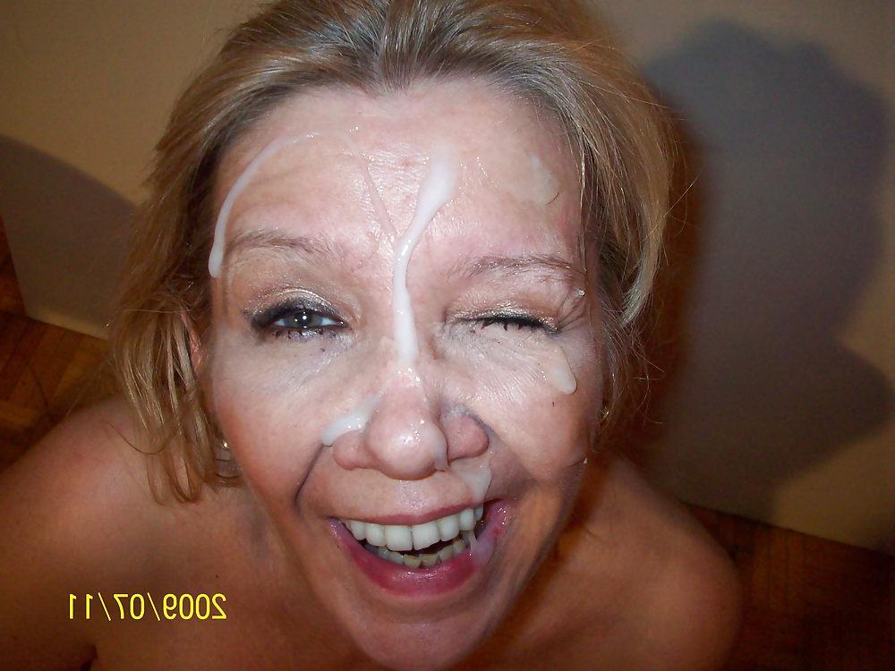 25P Amateur facial mature woman