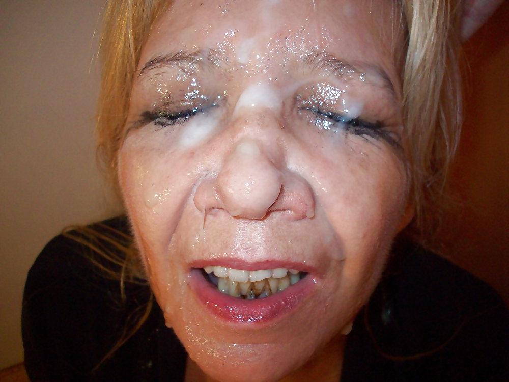 25P Amateur facial mature woman