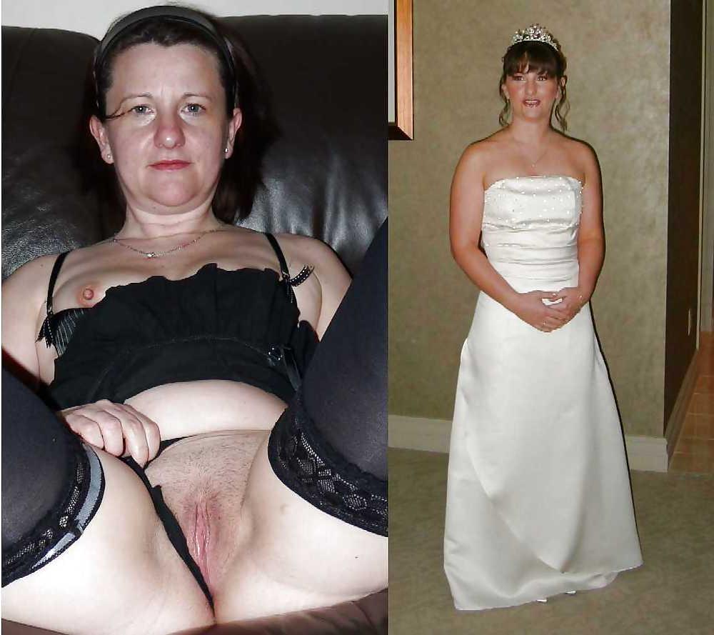 25P Real Amateur Brides - Dressed & Undressed 9