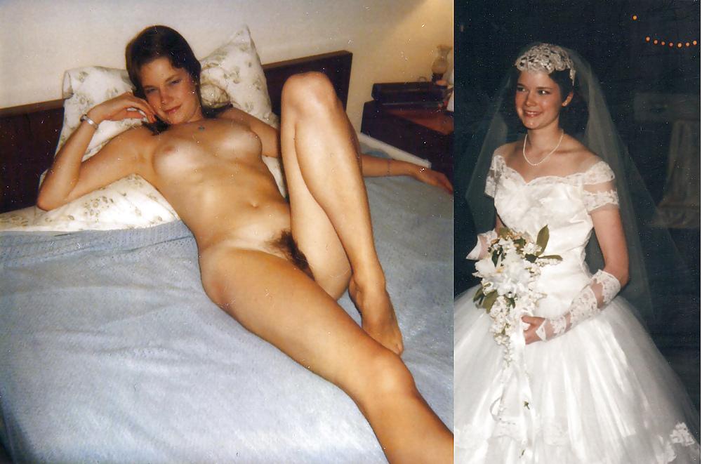 25P Real Amateur Brides - Dressed & Undressed 9