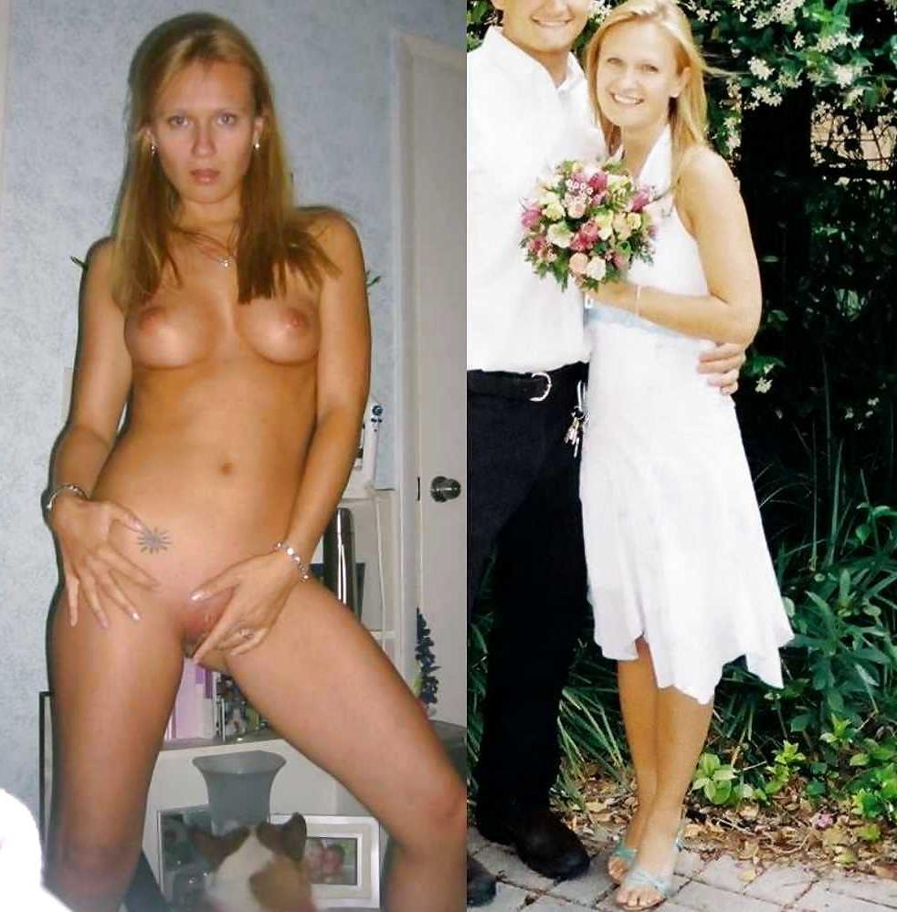 25P Real Amateur Brides - Dressed & Undressed 9