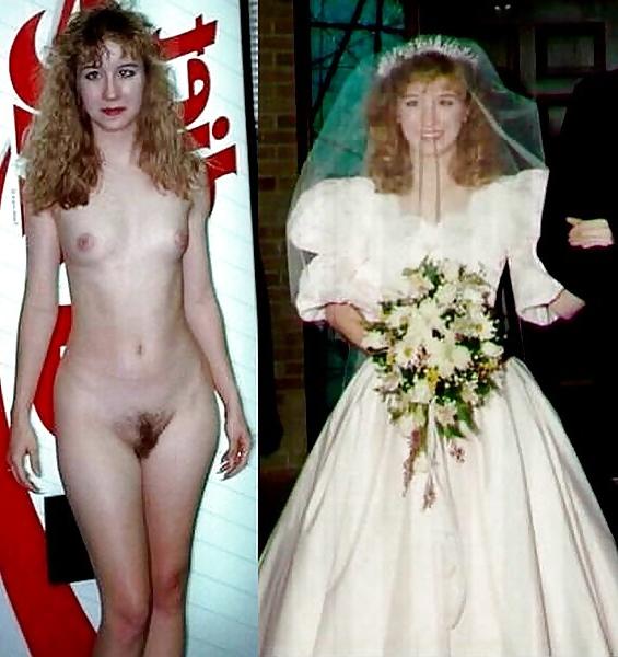 25P Real Amateur Brides - Dressed & Undressed 9