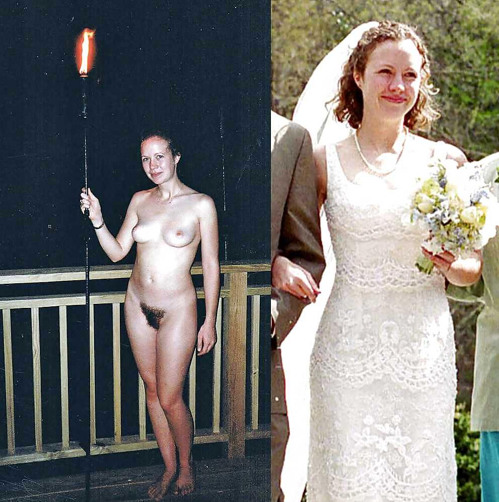 25P Real Amateur Brides - Dressed & Undressed 9