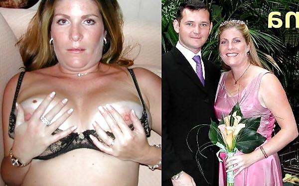 25P Real Amateur Brides - Dressed & Undressed 9