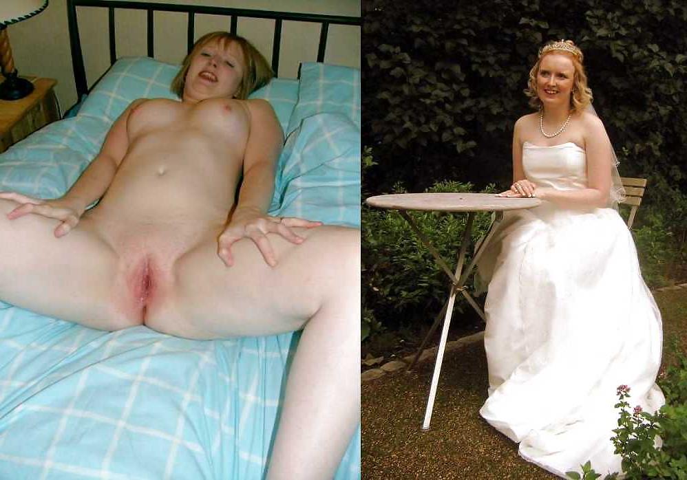 25P Real Amateur Brides - Dressed & Undressed 9