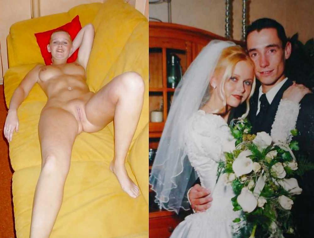 25P Real Amateur Brides - Dressed & Undressed 9