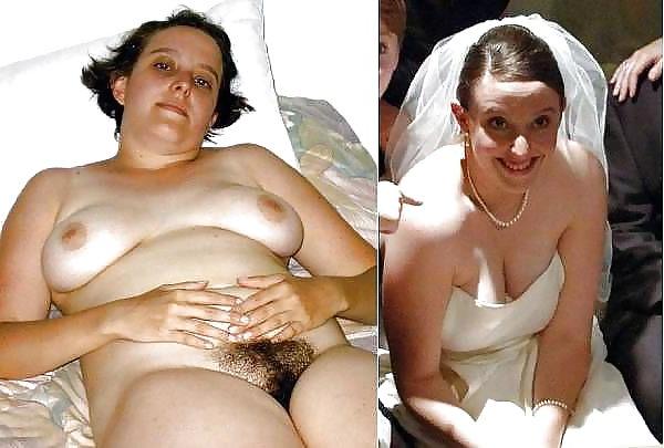 25P Real Amateur Brides - Dressed & Undressed 9