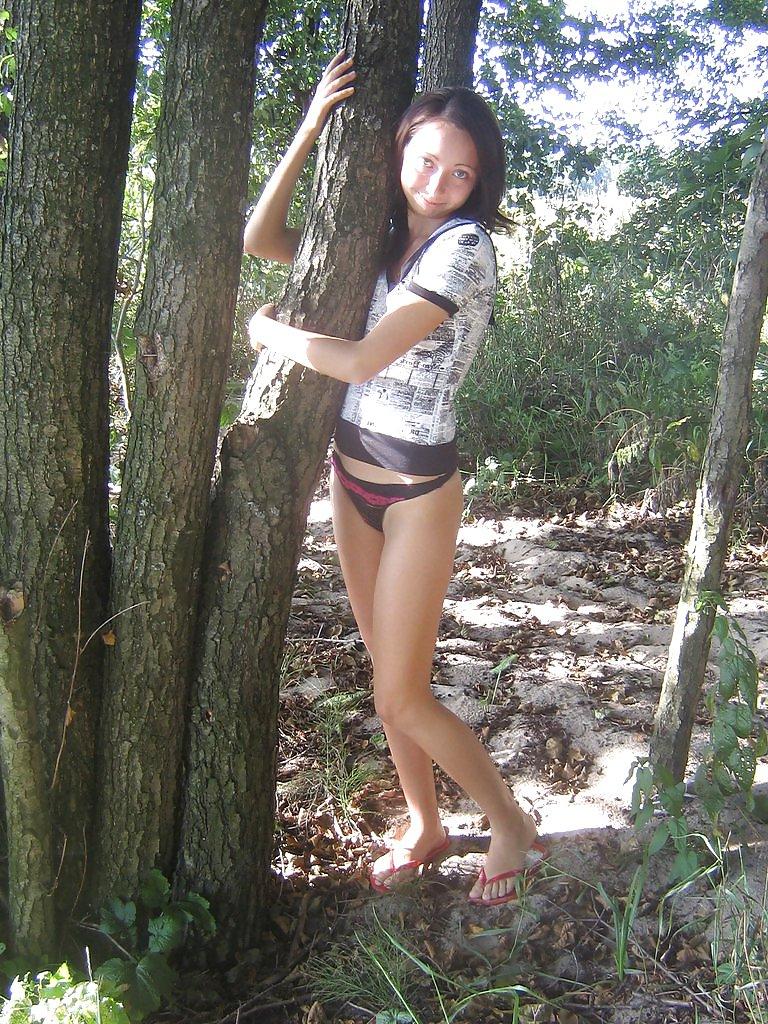 13P The Beauty of Amateur Small Tits Russian Wife