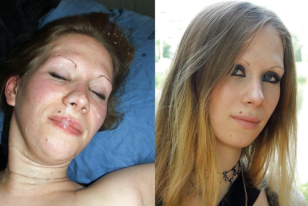 25P Before and after blowjob and cumshot. Amateur.