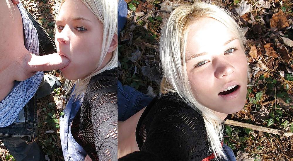 25P Before and after blowjob and cumshot. Amateur.