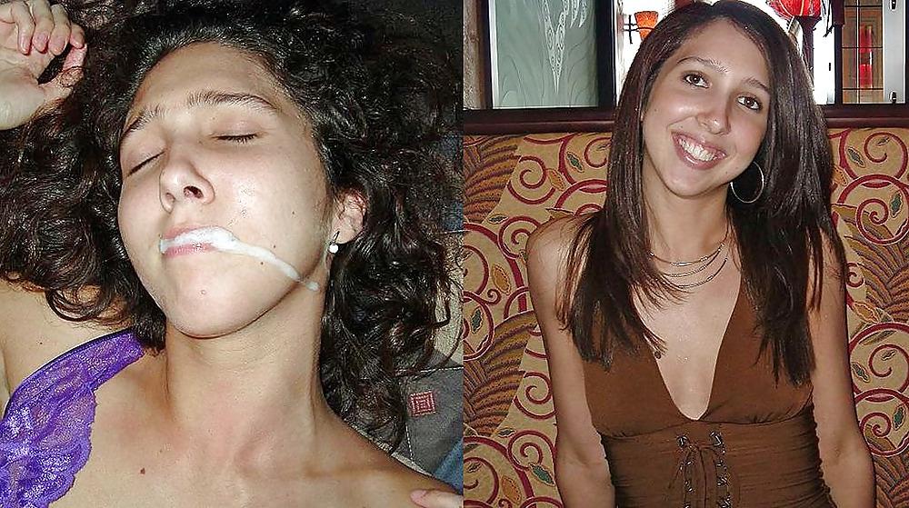 25P Before and after blowjob and cumshot. Amateur.