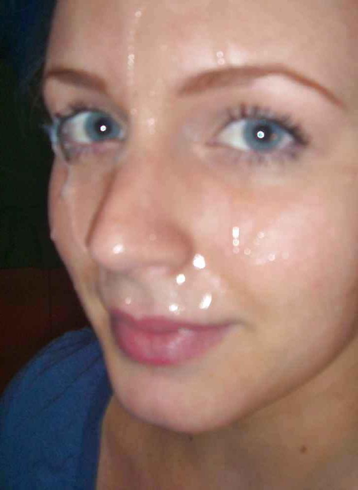 25P Real amateur facial cumshots