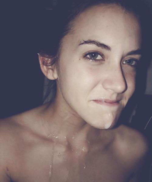 25P Real amateur facial cumshots